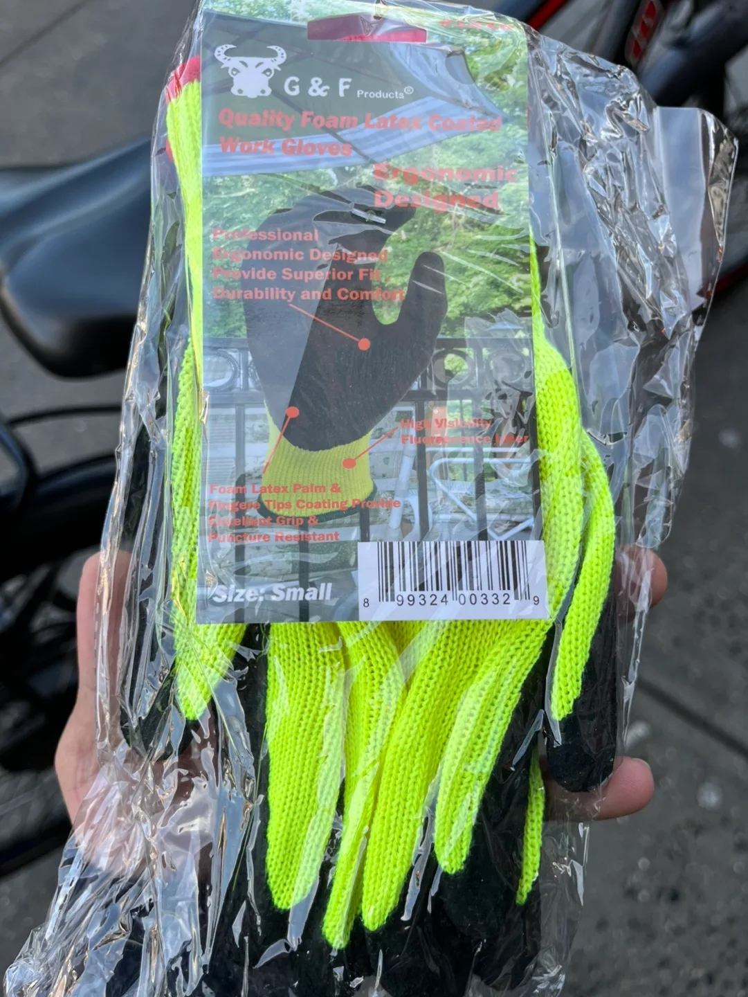 #freecycle G&F Products Quality Foam Latex Work Gloves, Small image indicator(3)