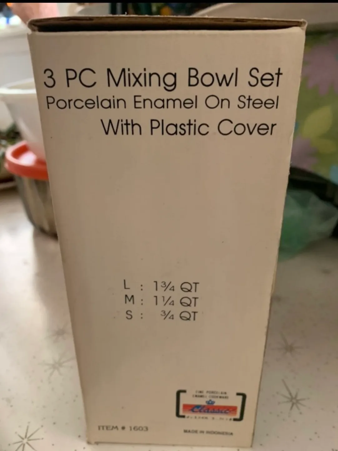 3 Piece Mixing Bowl Set with Lids -NEW image indicator(2)