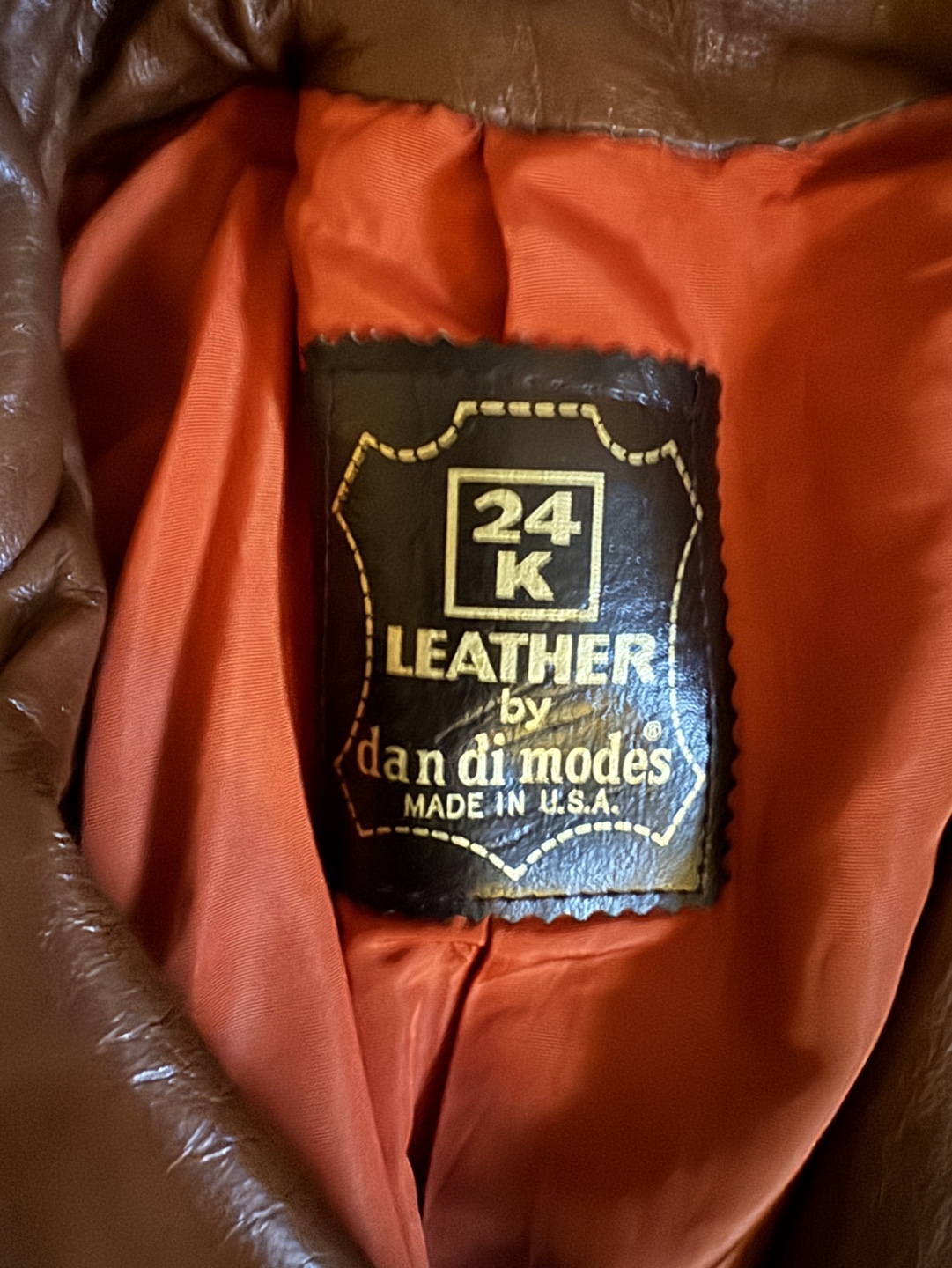 Vintage 1970s Brown Leather Jacket - photo 2