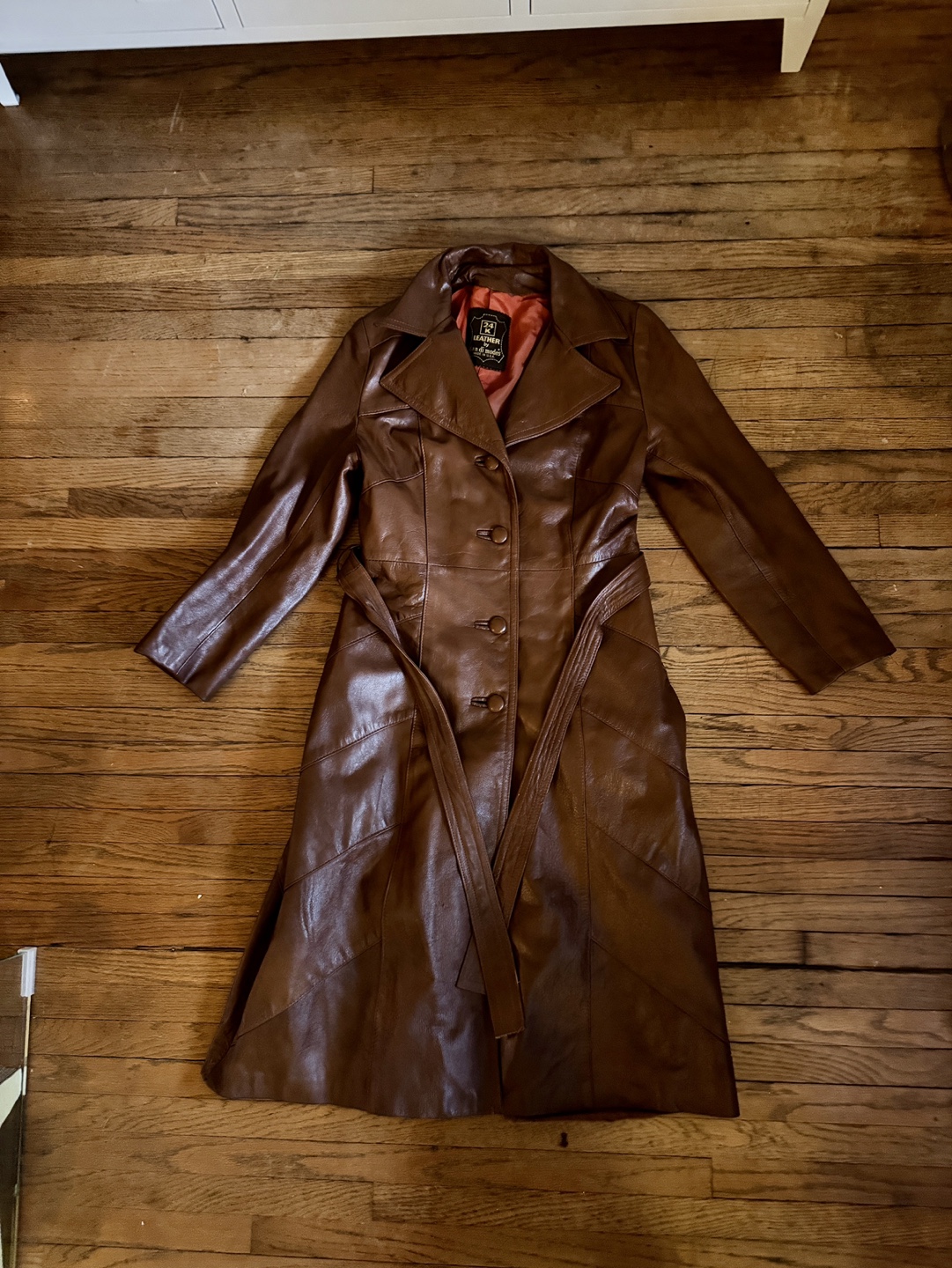 Vintage 1970s Brown Leather Jacket