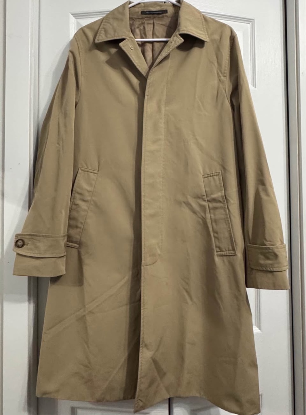 Men's Tan Trench Coat