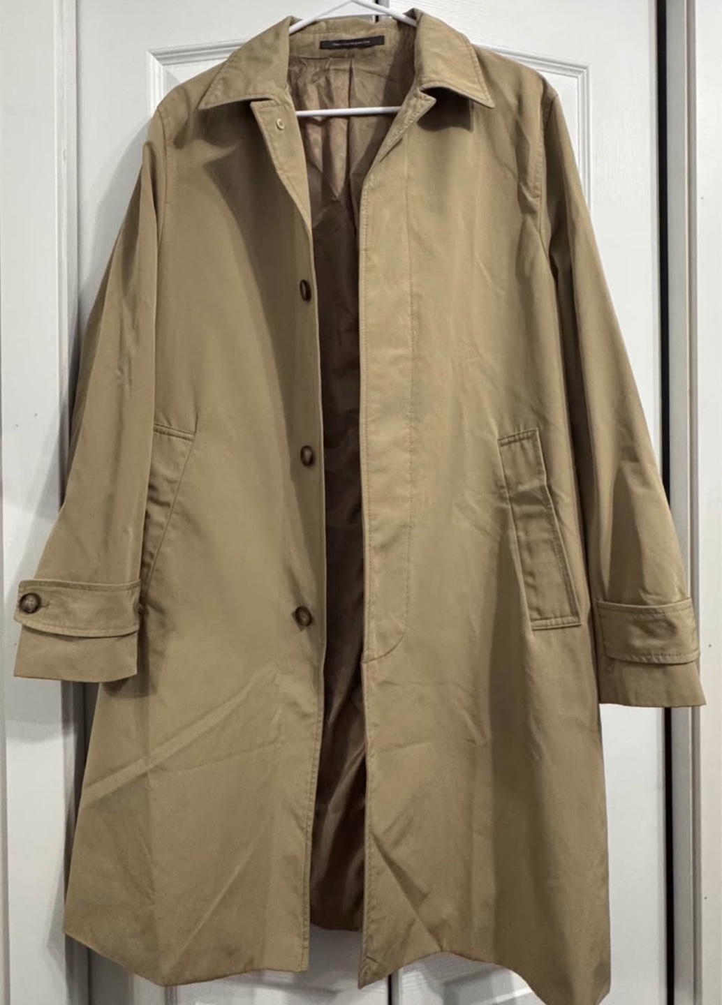 Men's Tan Trench Coat - photo 2