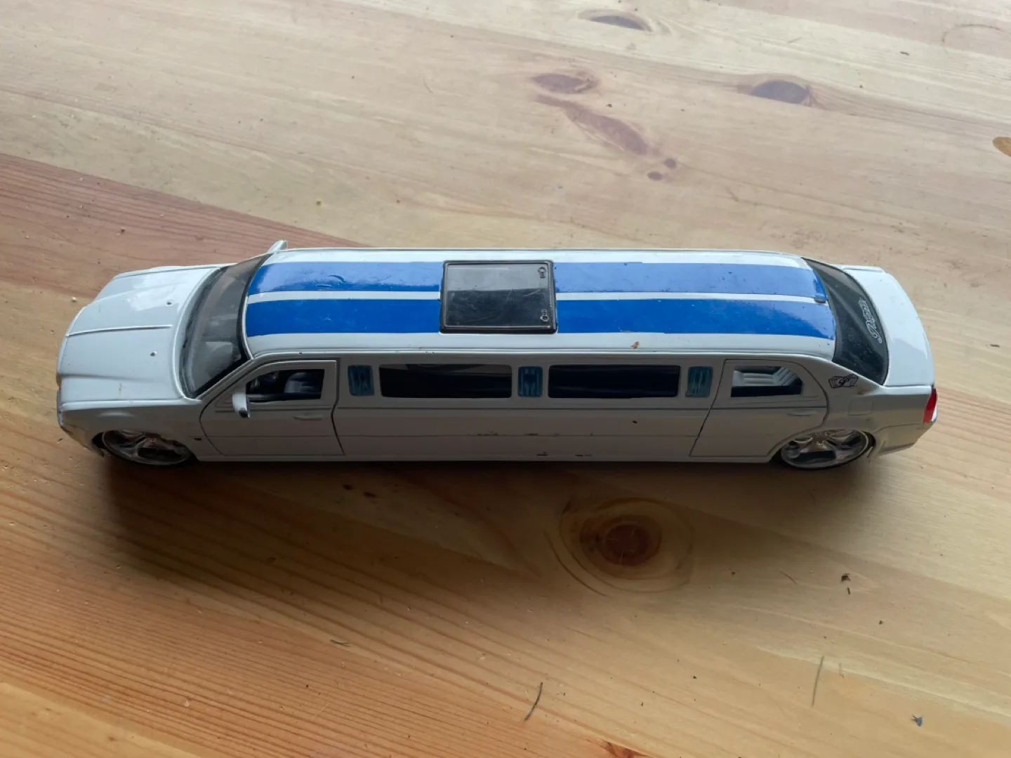 White Limousine Toy Car thumbnail