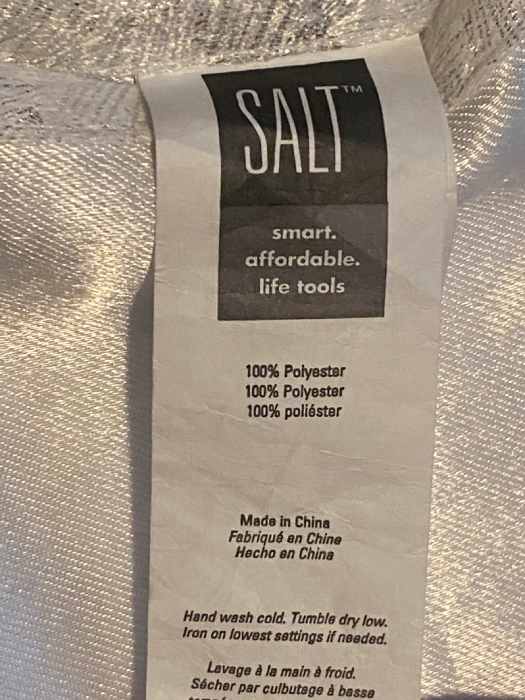 1 Panel Decorative Long White/silver Curtain! image indicator(6)