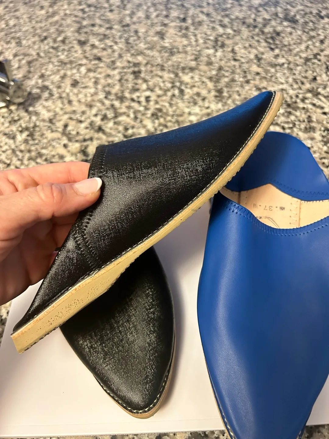 #freecycle Leather Moroccan Slippers #freecycle image indicator(3)