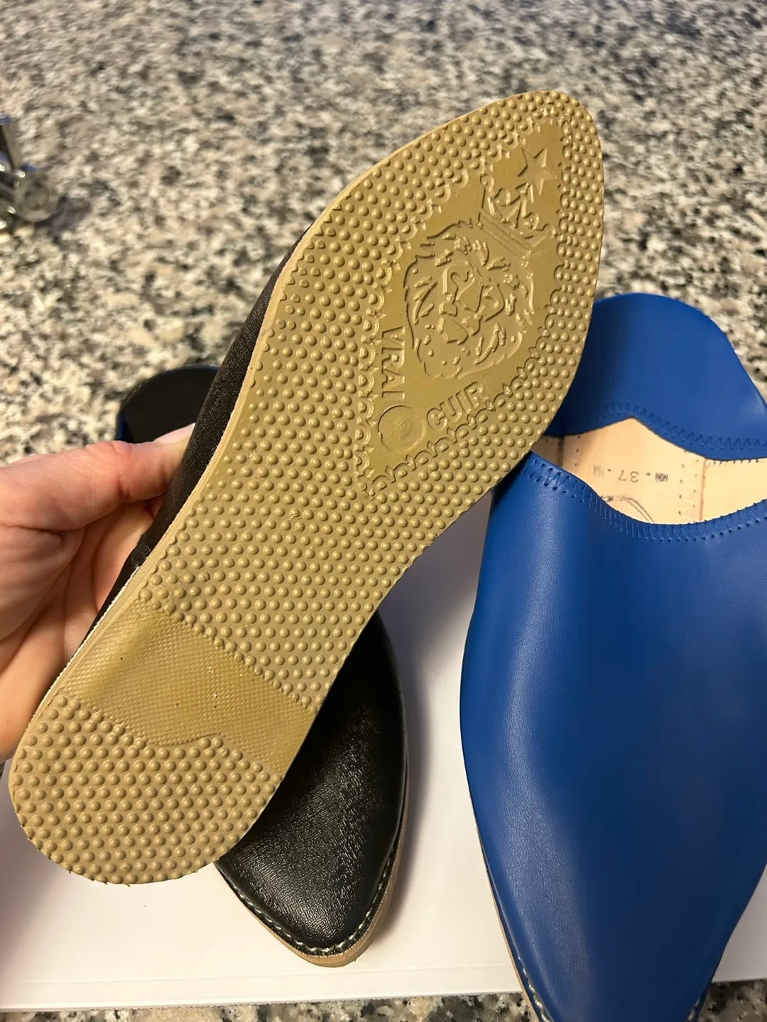 #freecycle Leather Moroccan Slippers #freecycle image indicator(4)