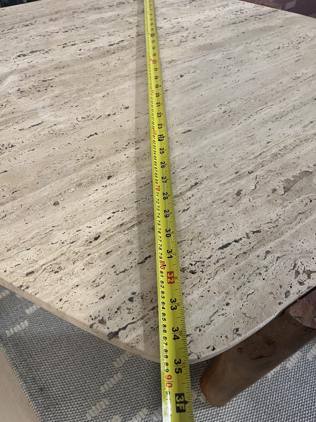 Travertine Coffee Table - photo 2