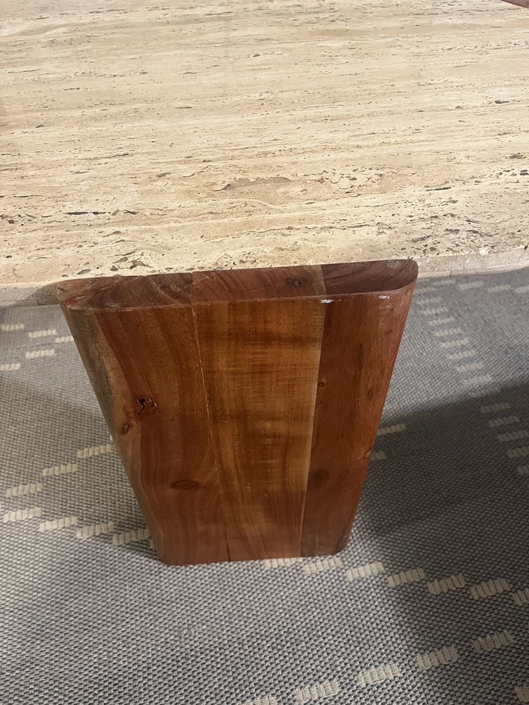 Travertine Coffee Table - photo 5