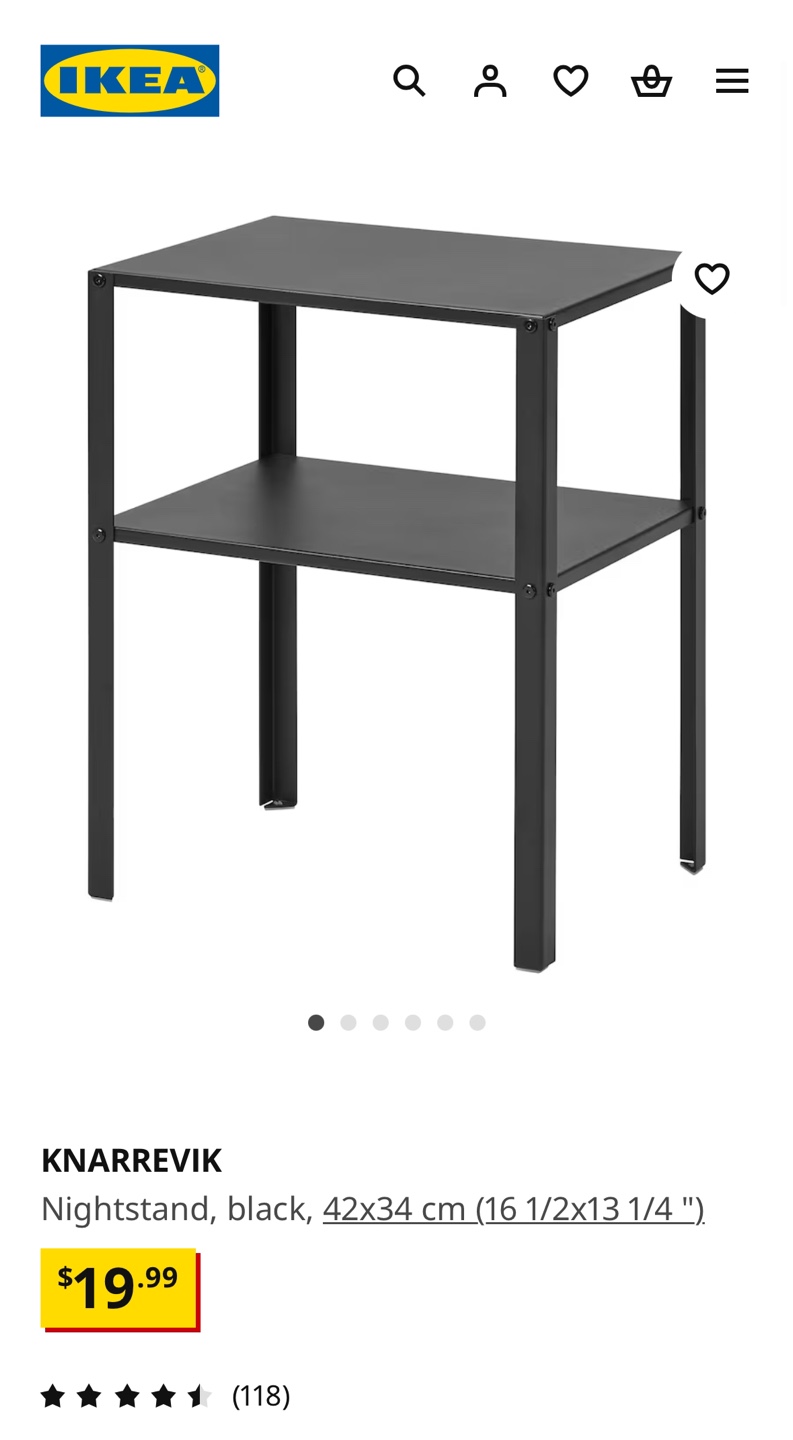 IKEA Knarrevik Nightstand - photo 2