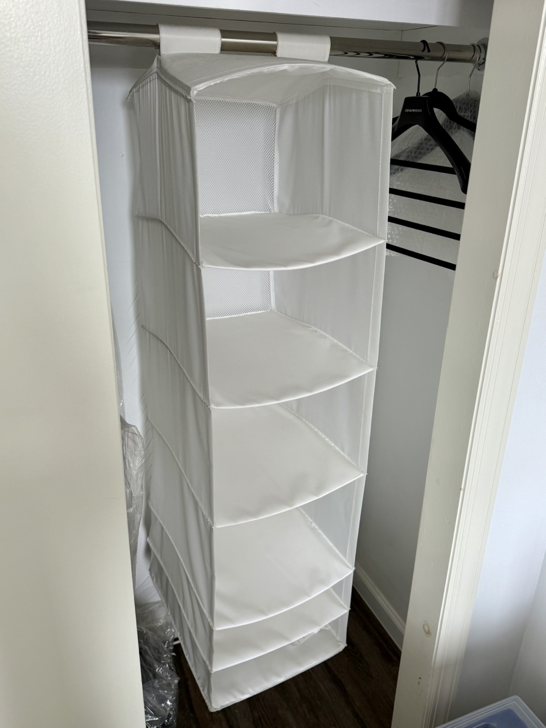 IKEA White Closet Hanging Organizer - photo 3