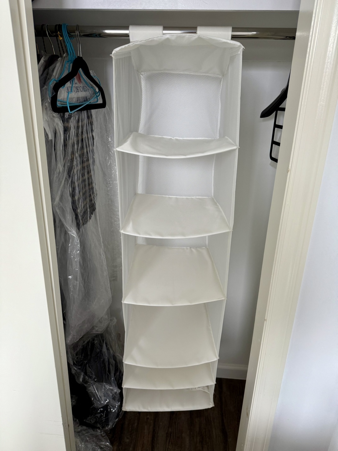 IKEA White Closet Hanging Organizer