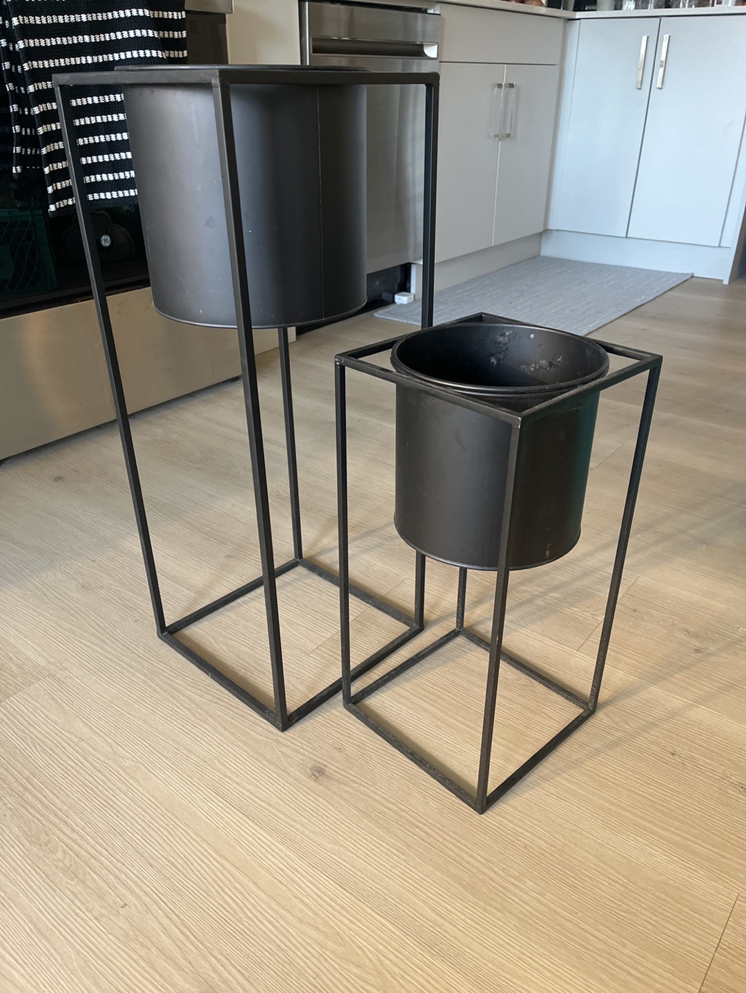 Black Metal Plant Stands - photo 2