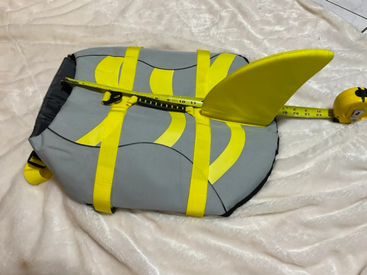 Dog Life Jacket - Shark Fin #freecycle