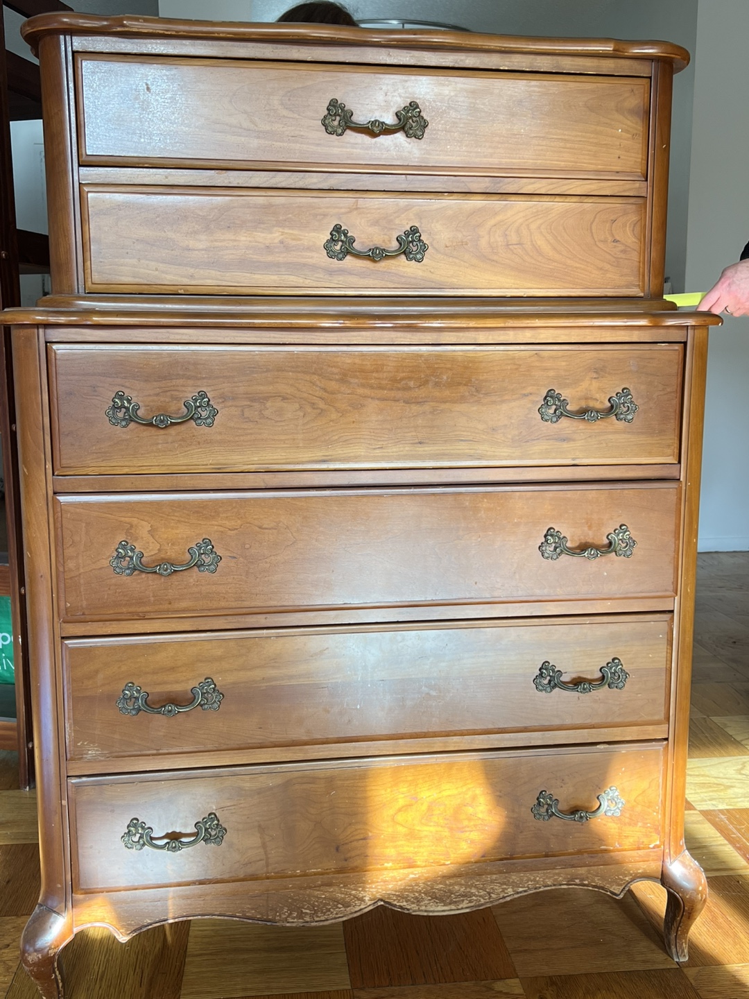 Vintage Wooden Chest of Drawers - photo 3