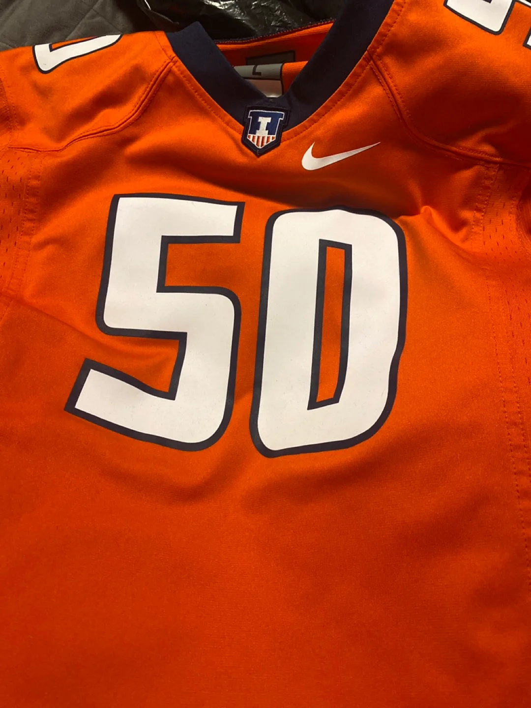 Nike Illinois Football Jersey Size L thumbnail
