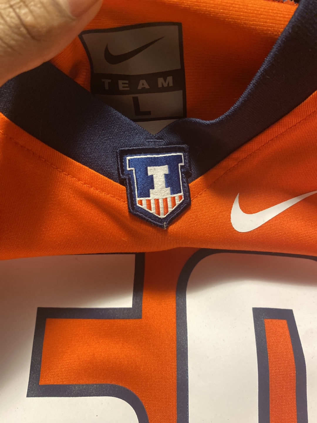 Nike Illinois Football Jersey Size L - photo 2