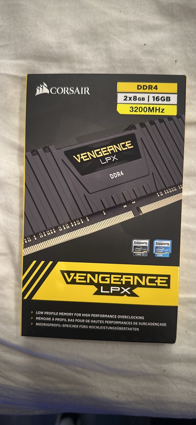 Corsair Vengeance LPX 16GB (2 x 8GB) 288-Pin PC RAM DDR4 3200MHz