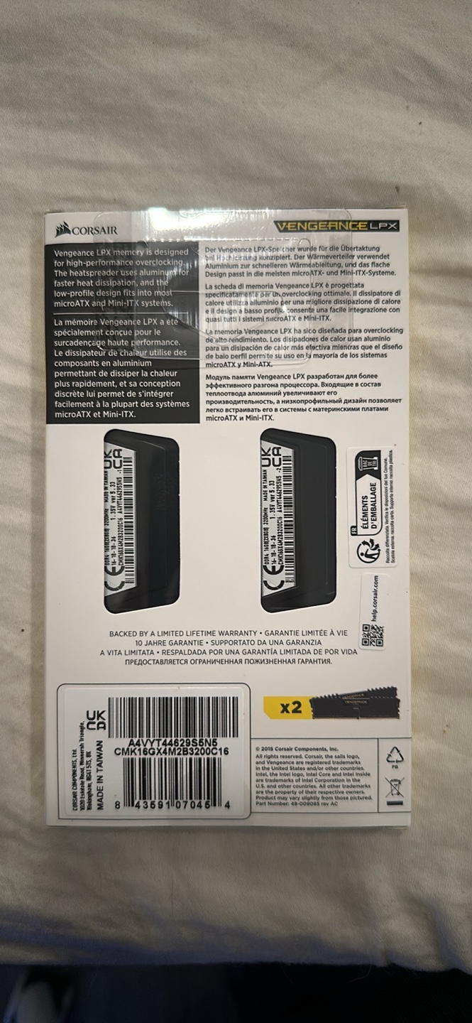 Corsair Vengeance LPX 16GB (2 x 8GB) 288-Pin PC RAM DDR4 3200MHz - photo 2
