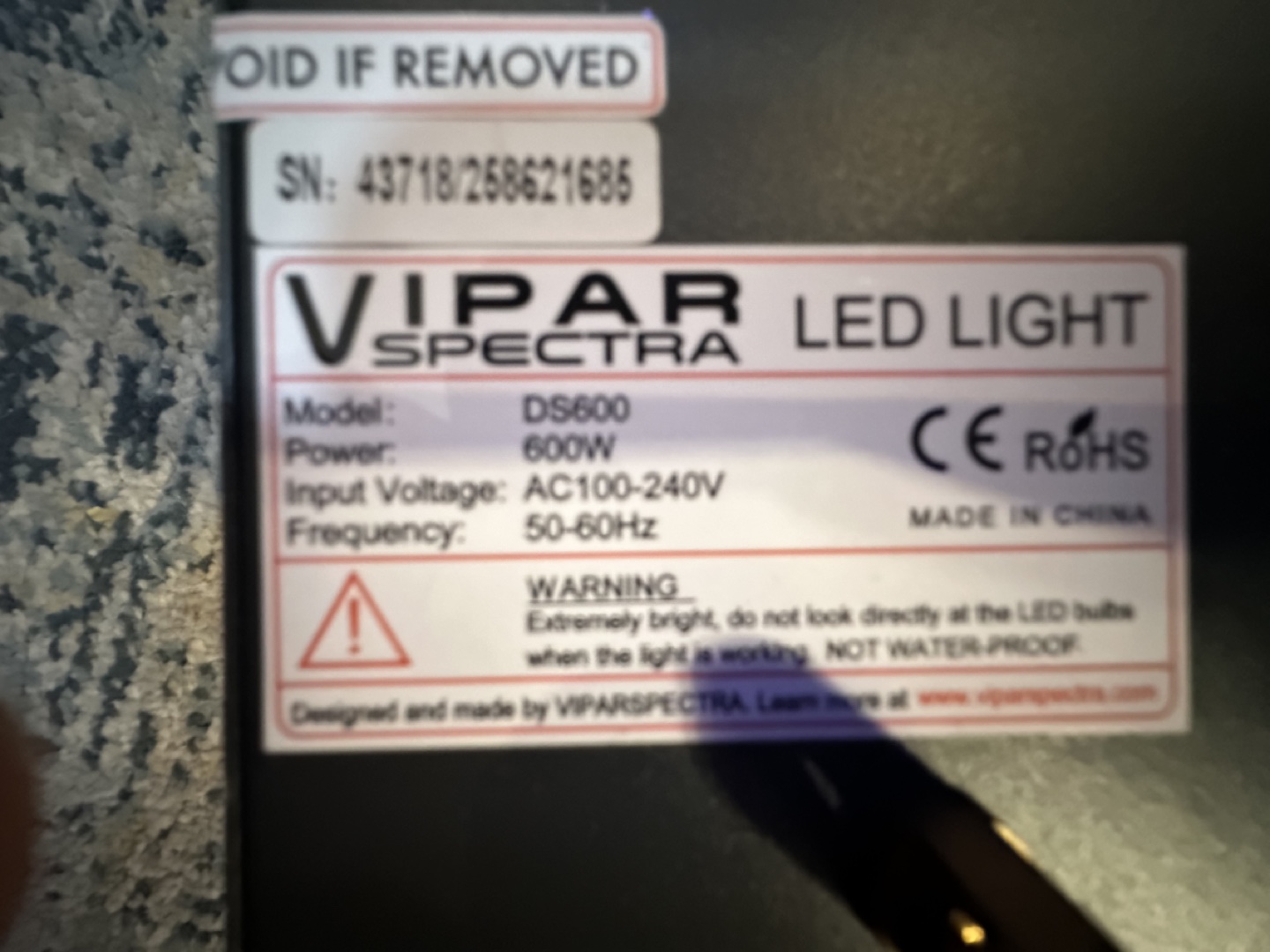 Viparspectra Dimmable 600W LED Grow Light - photo 3