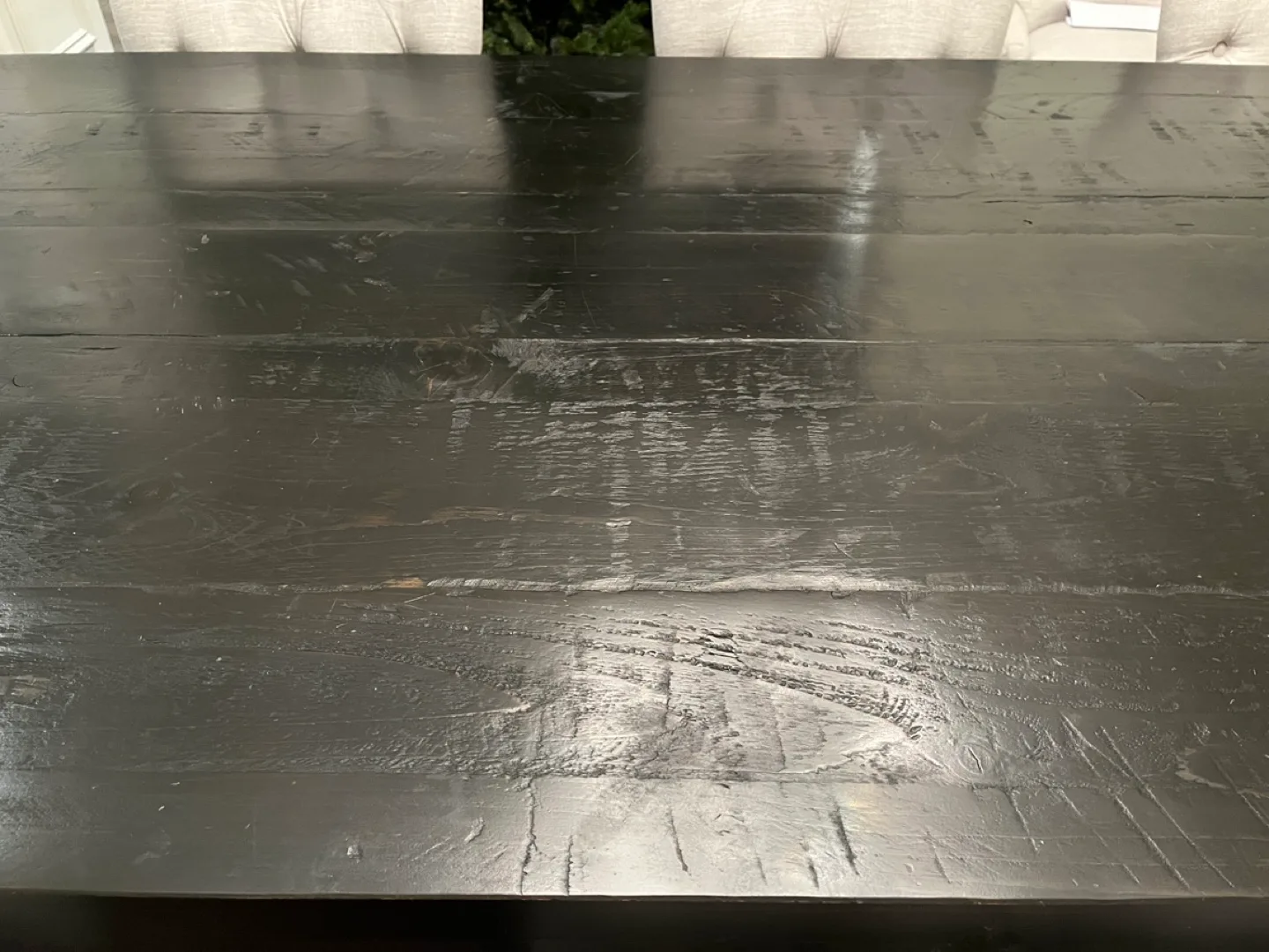 9ft Farmhouse Dining Table with 10 Chairs image indicator(3)