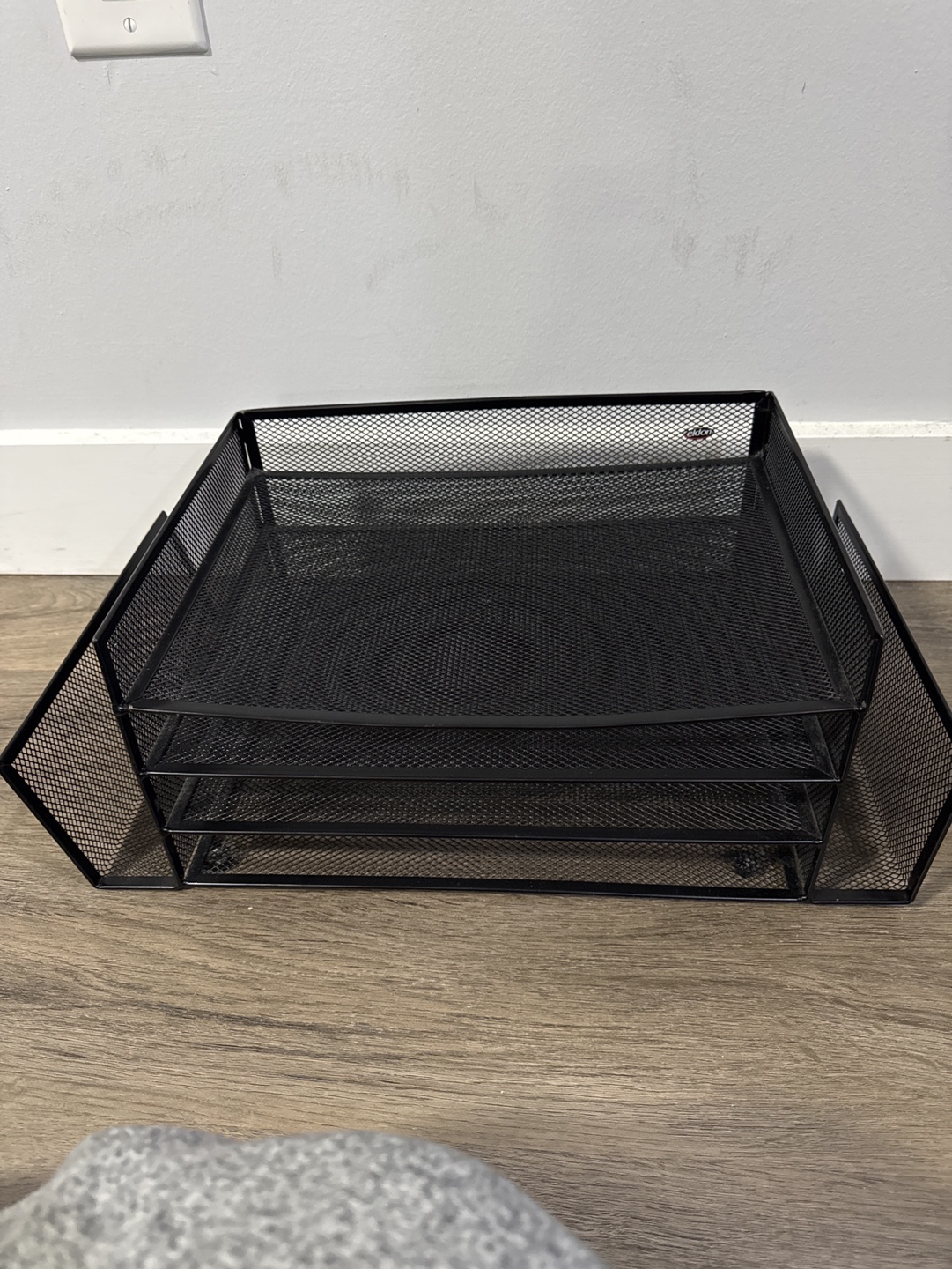 Black Metal 3 Tier Desk Organizer MOVING SALE #freecycle