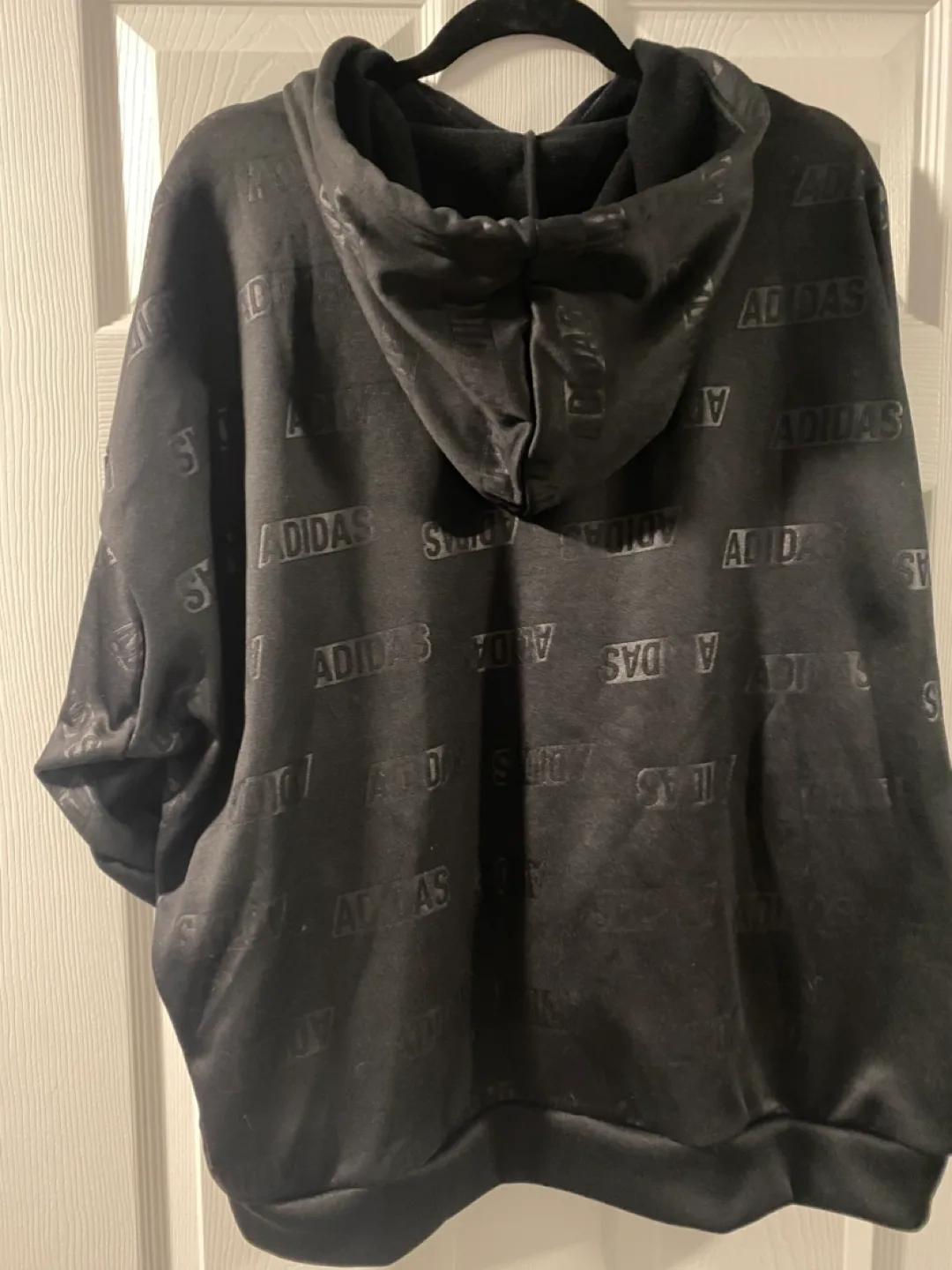 Womens Adidas Black Hoodie and Sweatpants Set image indicator(3)