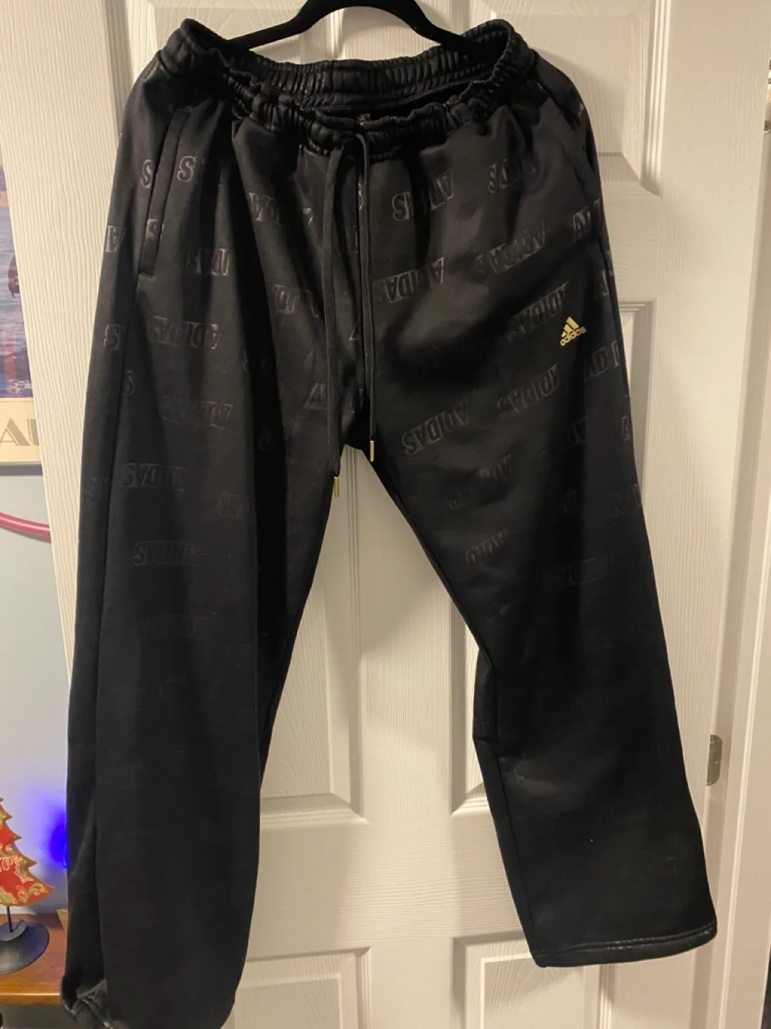 Womens Adidas Black Hoodie and Sweatpants Set image indicator(4)