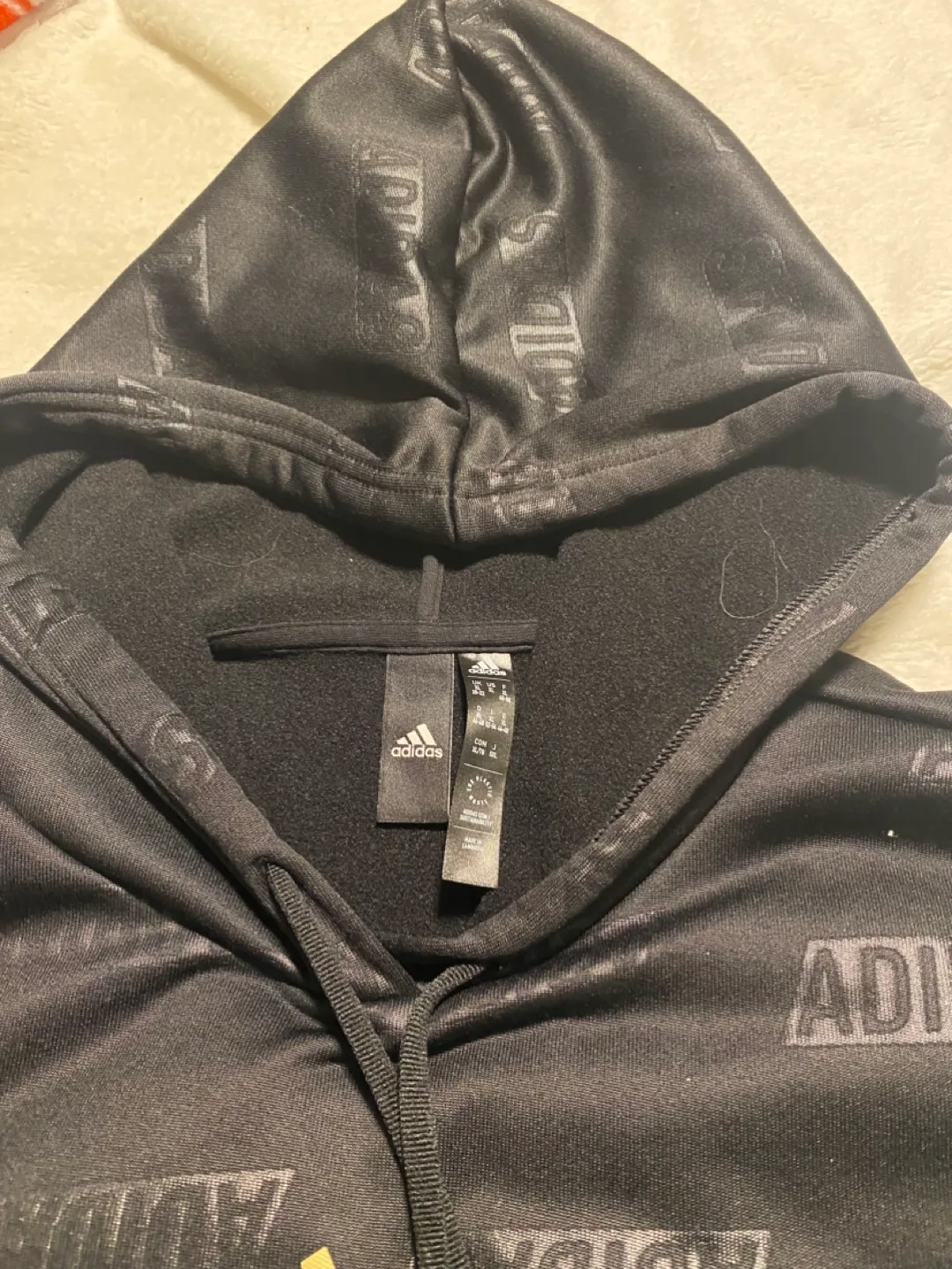 Womens Adidas Black Hoodie and Sweatpants Set image indicator(2)