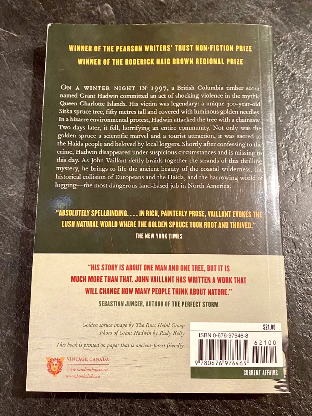 #freecycle -The Golden Spruce by John Vaillant image indicator(4)