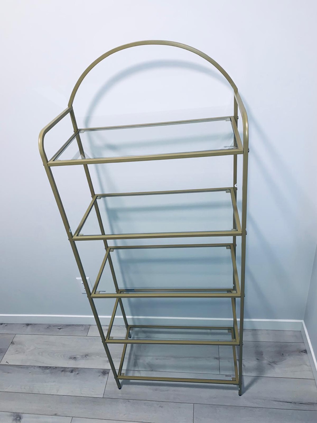Brand new 5 Tiers bookcase Golden wide.(read description) - photo 2