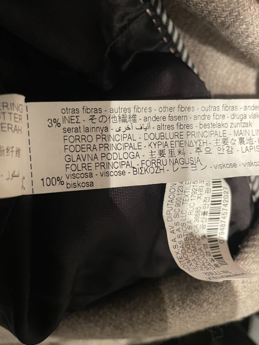 Zara Grey Double Breasted Wool Coat - photo 5