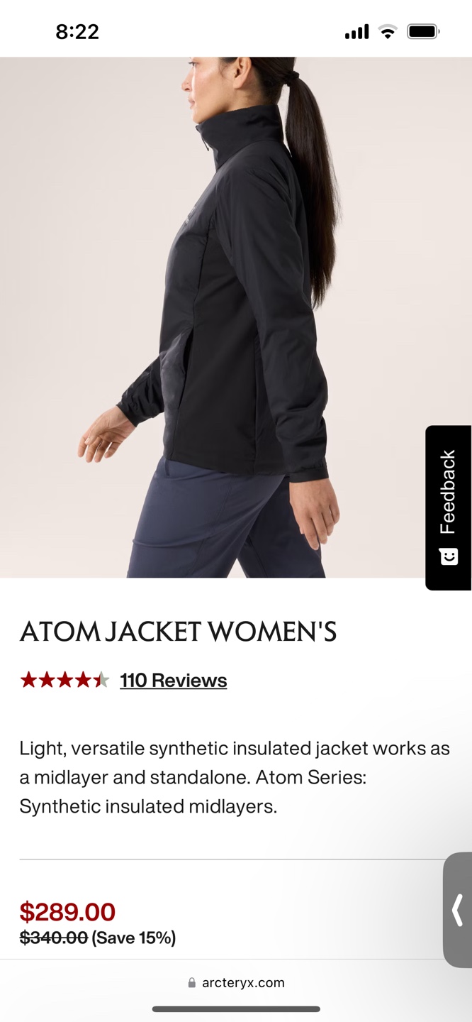 Arcteryx Atom Jacket Women's - photo 5