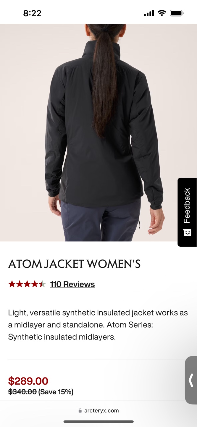 Arcteryx Atom Jacket Women's - photo 4