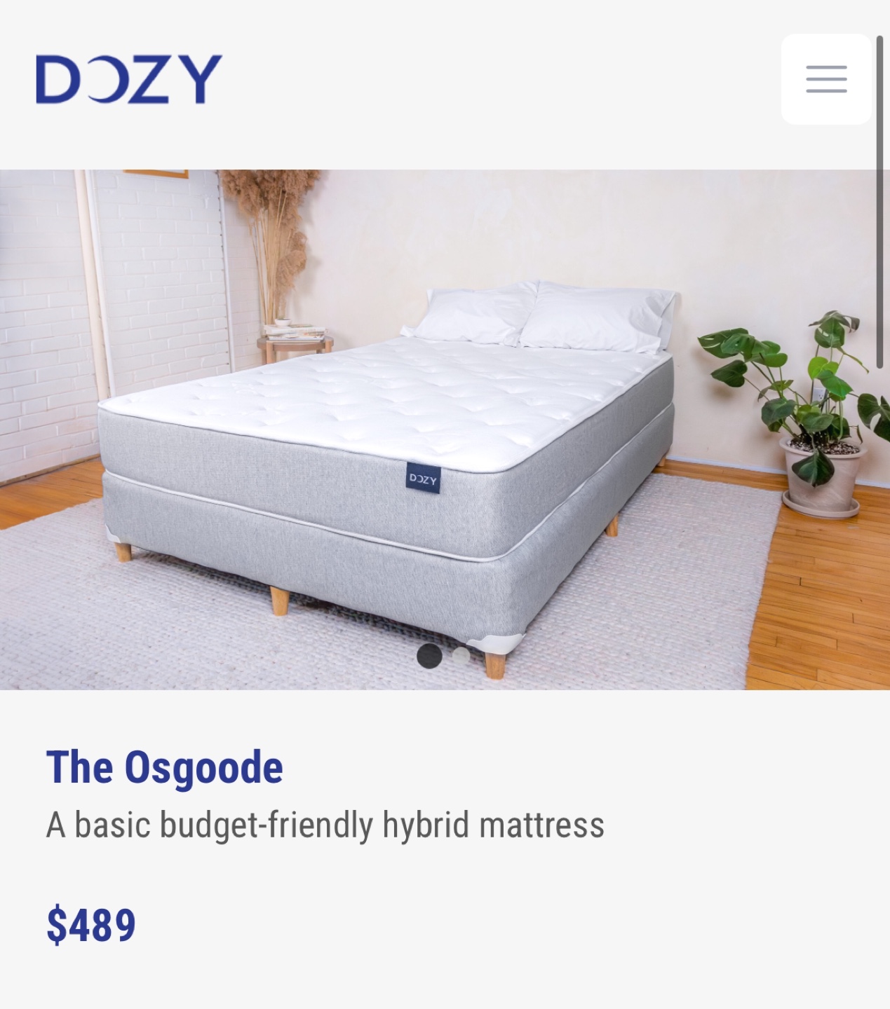 Dozy Mattress The Osgoode - Full Size