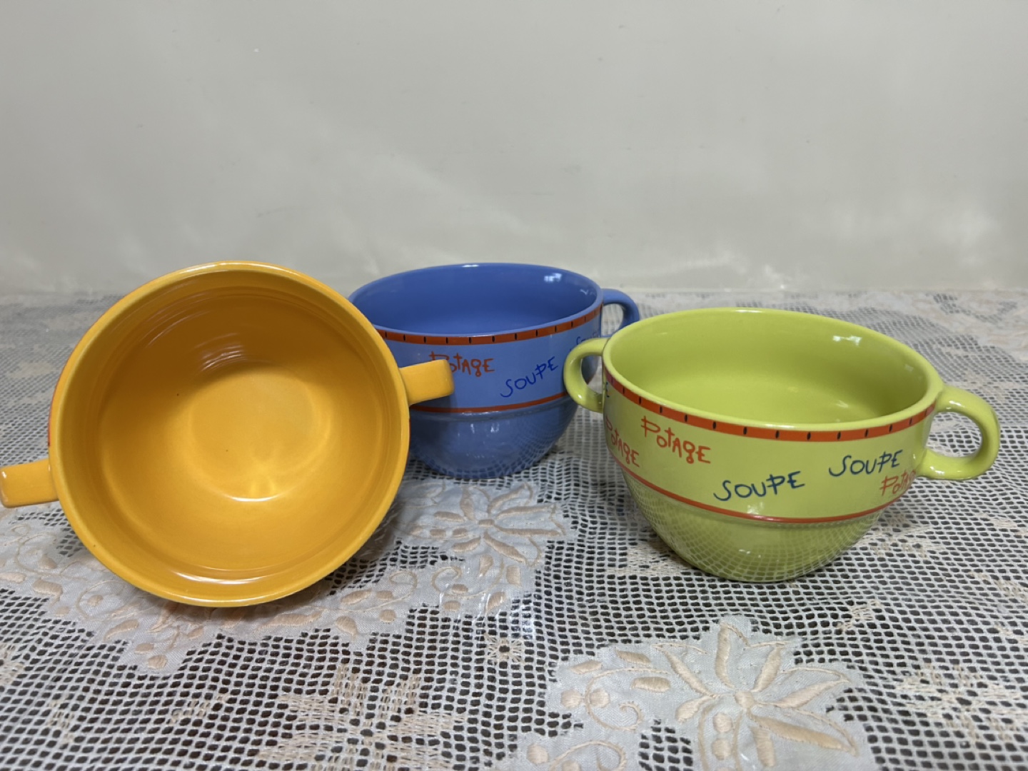 Set of 3 Soup Bowls - photo 2