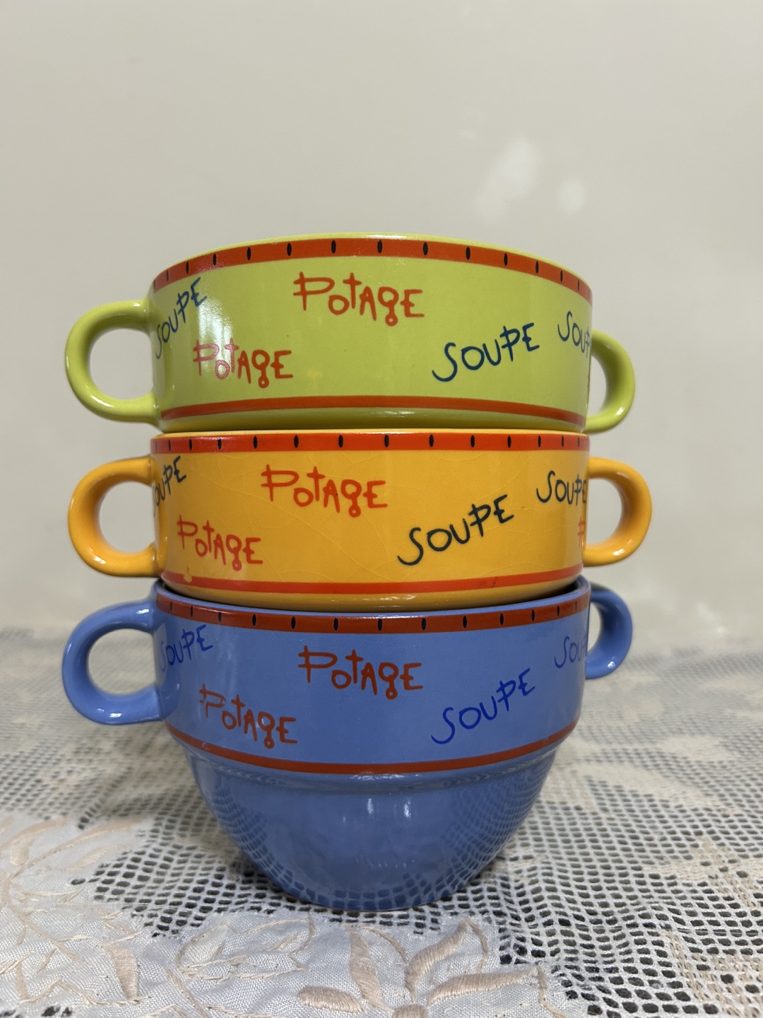 Set of 3 Soup Bowls