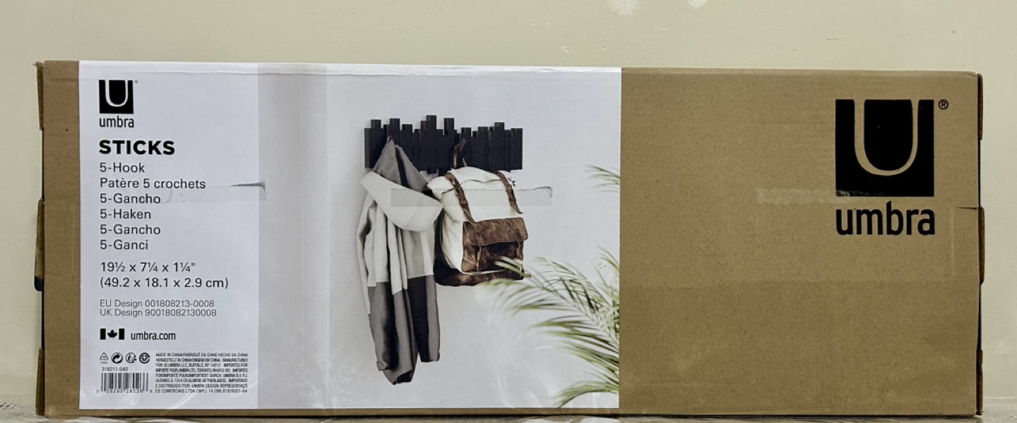 Umbra Sticks 5-Hook Coat Rack