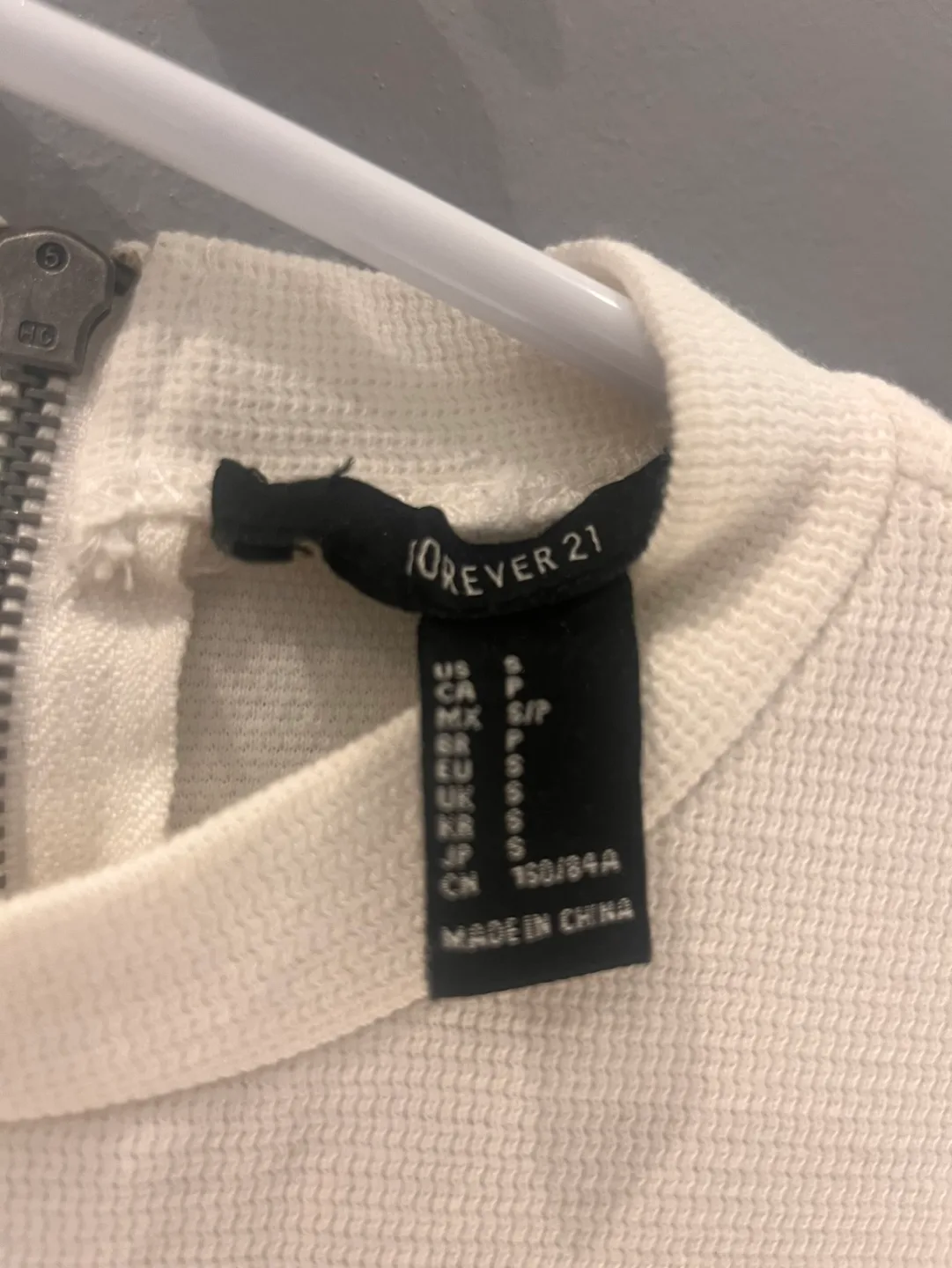 Forever 21 White T-Shirt Dress image indicator(4)