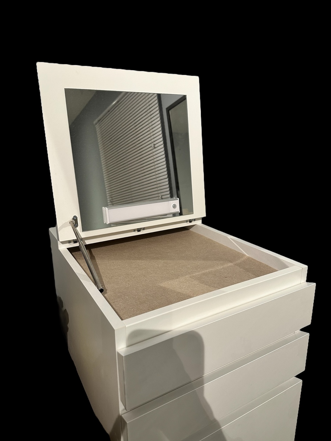IKEA White Tall Dresser with Mirror - photo 4