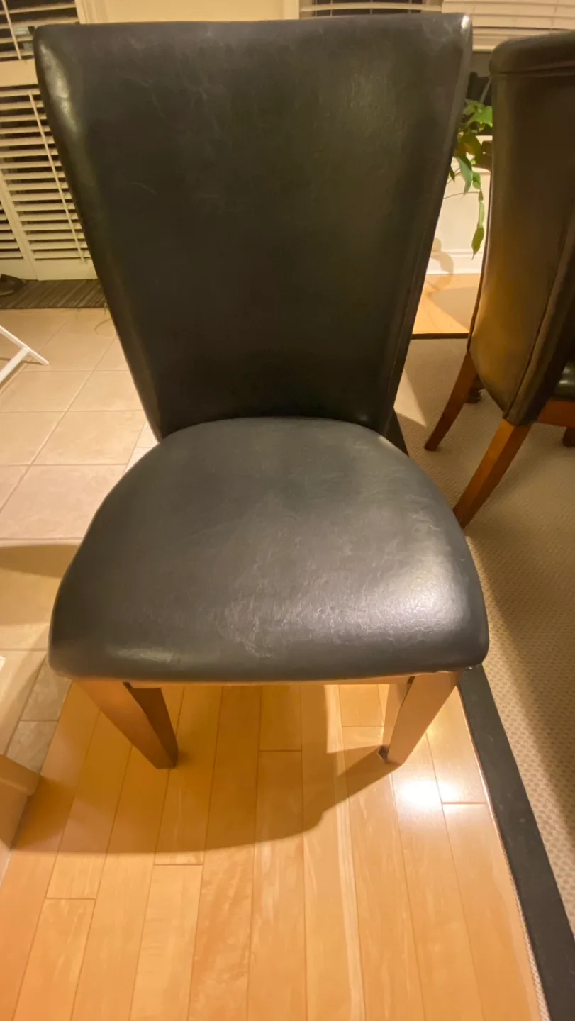 $60 for 6 Black Dining Chair image indicator(2)