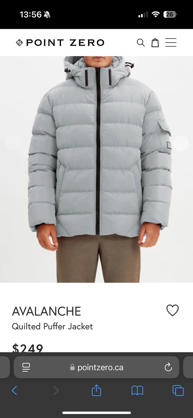 Winter Jacket Point Zero Best Offer Sale image indicator(3)