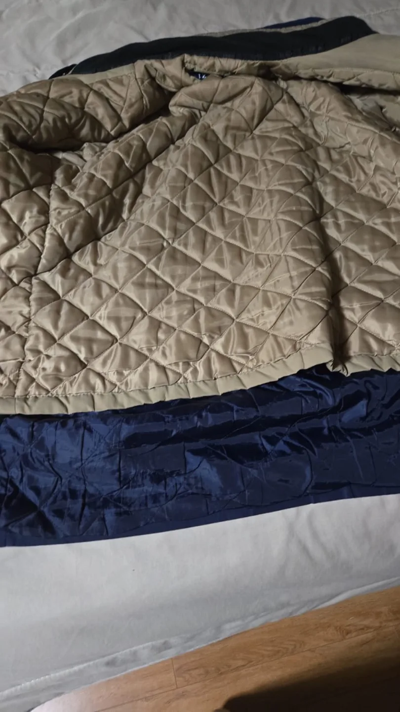 Men's Navy Blue Winter Jacket 💚 image indicator(2)