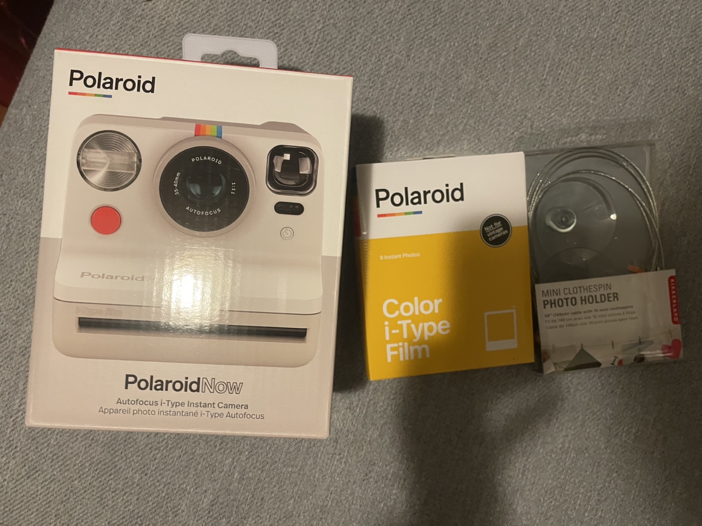 Polaroid Now Instant Camera with Film and Accessories