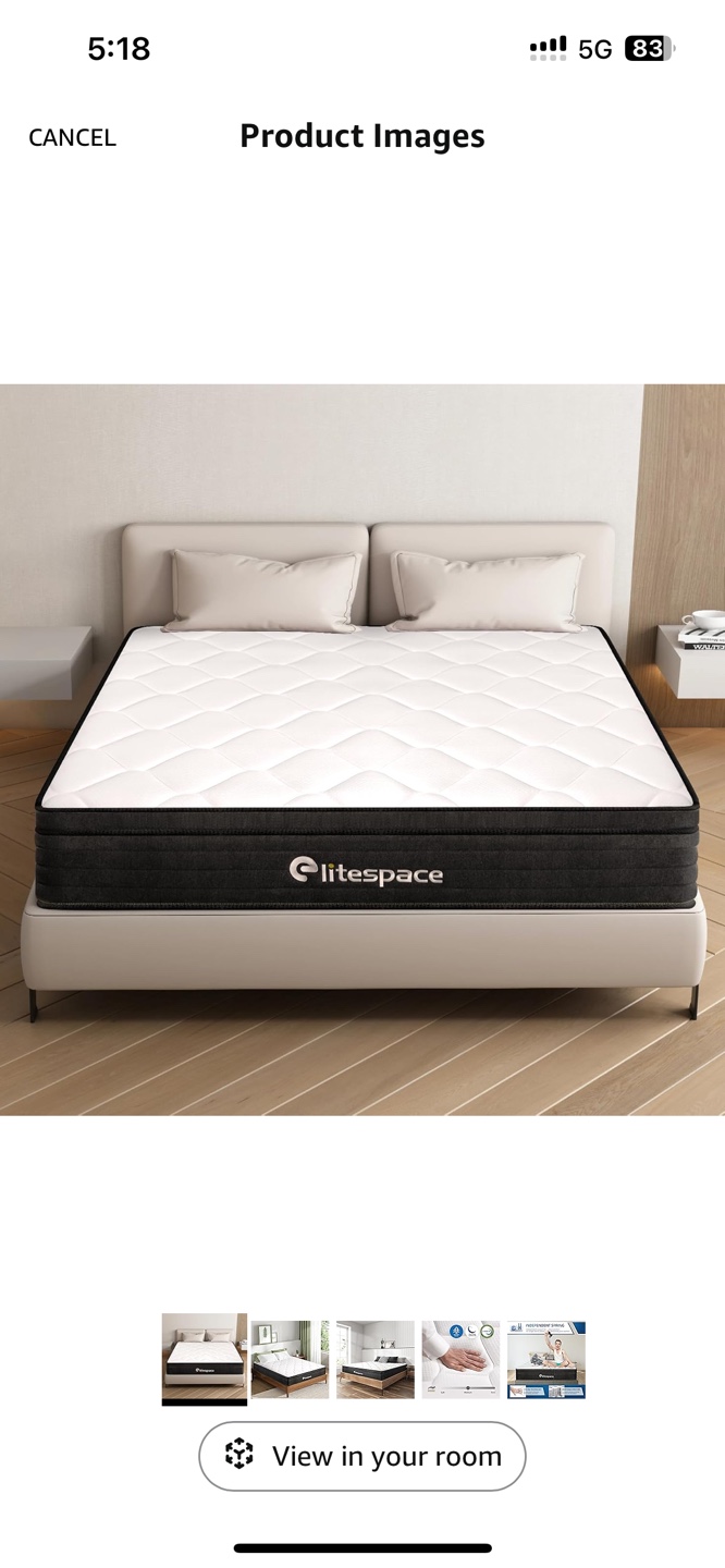 Full Size 10 Inch Memory Foam Mattress