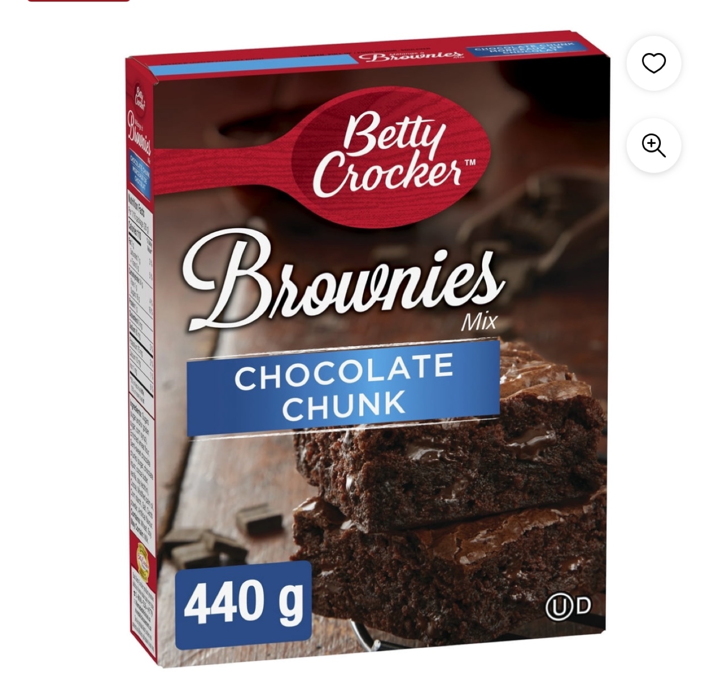#freecycle Betty Crocker Brownie Mix - Chocolate Chunk