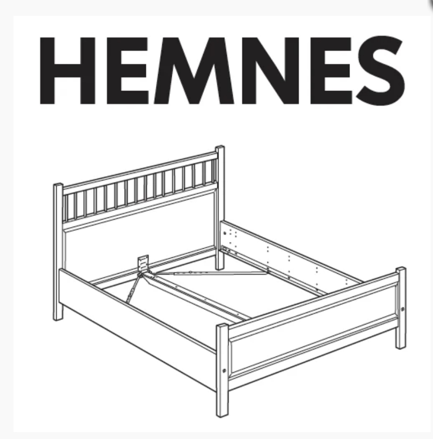 IKEA Queen Hemnes Bed Set - photo 3