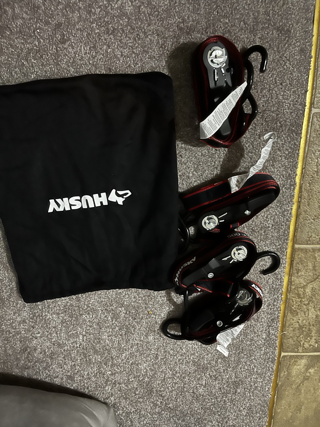 Husky Ratchet Straps with Bag