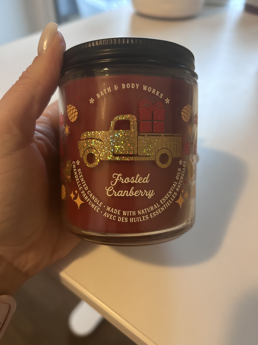 Bath & Body Works Frosted Cranberry Candle