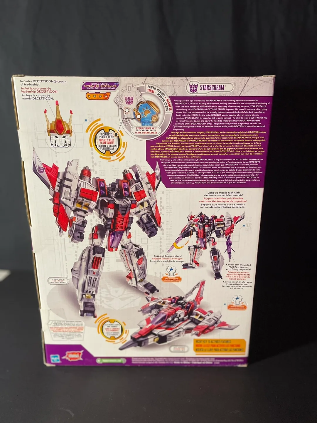 Transformers Cybertron Starscream Action Figure image indicator(3)