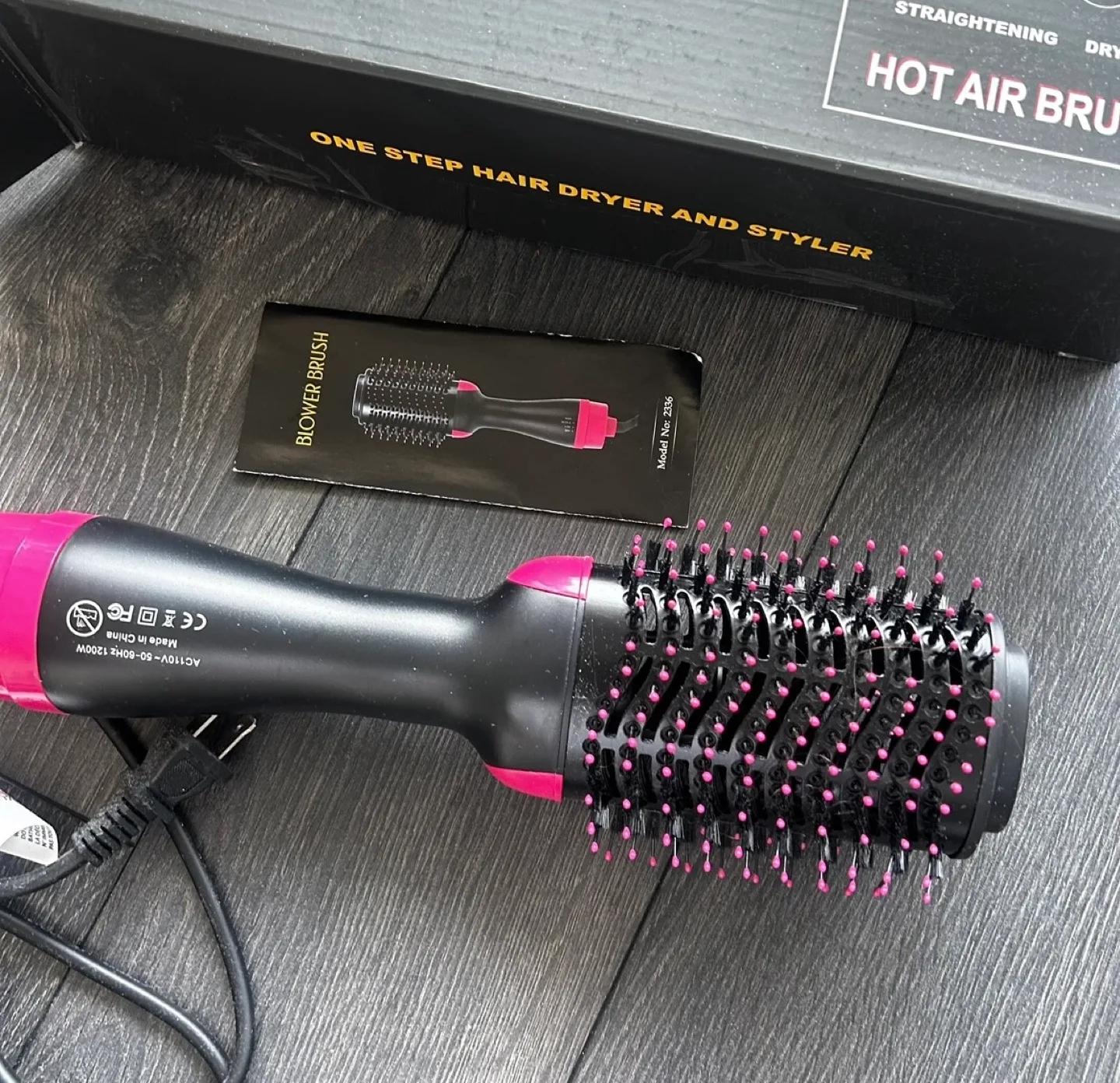 Hot Air Brush Hair Dryer and Styler thumbnail